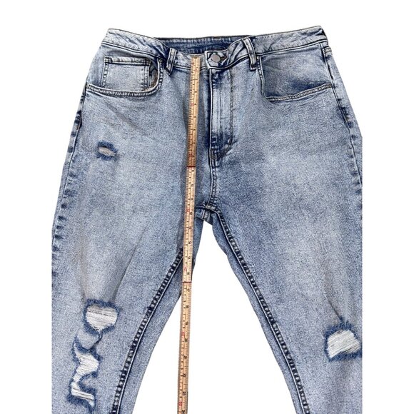 No Boundaries Womens Ripped Light Wash Jeans Size 15 - Picture 7 of 10